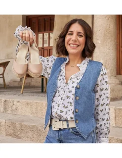 MONPIEL Alpargata de Piel Cuna Siros*Mujer Alpargatas Esparto