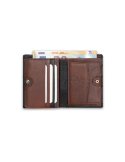 MONPIEL Billetero con Broche Interior y Monedero Cuero*Hombre Carteras Hombre Piel