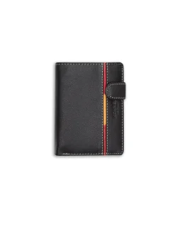 MONPIEL Billetero con Broche y Monedero Bandera Espana*Hombre Carteras Hombre Piel
