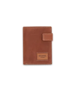 MONPIEL Billetero con Broche y Monedero Parche con Logo*Hombre Outlet Hombre|Carteras Hombre Piel