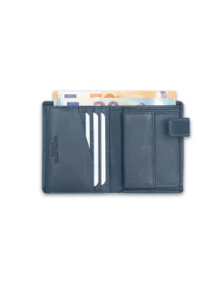 MONPIEL Billetero con Broche y Monedero Parche con Logo*Hombre Outlet Hombre|Carteras Hombre Piel