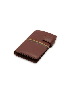 MONPIEL Billetero con Broche y Monedero Dentro Rayas a Color*Hombre Carteras Hombre Piel