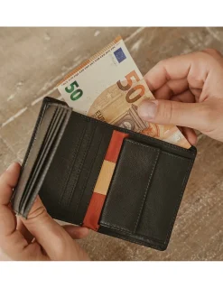 MONPIEL Billetero con Monedero Bandera Espana*Hombre Carteras Hombre Piel
