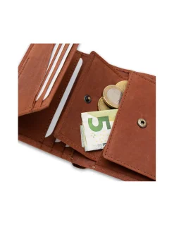 MONPIEL Billetero con Monedero Dentro Parche con Logo*Hombre Outlet Hombre|Carteras Hombre Piel
