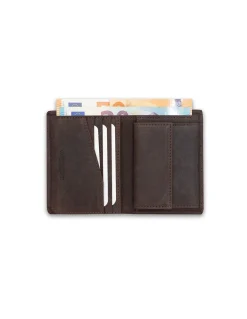MONPIEL Billetero con Monedero Dentro Parche con Logo*Hombre Outlet Hombre|Carteras Hombre Piel