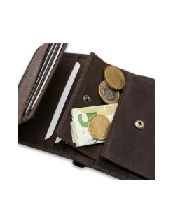 MONPIEL Billetero con Monedero Dentro Parche con Logo*Hombre Outlet Hombre|Carteras Hombre Piel