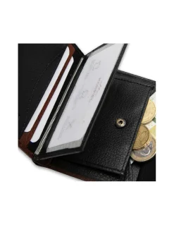 MONPIEL Billetero Pequeno con Monedero y Broche Central Cuero*Hombre Carteras Hombre Piel
