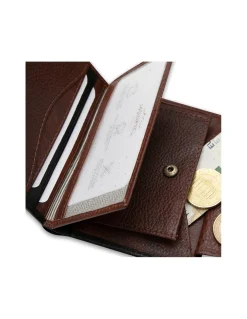 MONPIEL Billetero Pequeno con Monedero y Broche Central Cuero*Hombre Carteras Hombre Piel