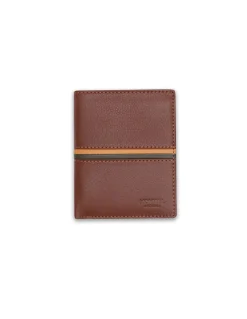 MONPIEL Billetero Simple Rayas a Color*Hombre Carteras Hombre Piel