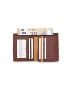 MONPIEL Billetero Simple Rayas a Color*Hombre Carteras Hombre Piel