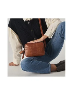 MONPIEL Bolso Bandolera de Piel Coco*Mujer Bolsos De Piel Pequeños|Bolsos Piel Mujer