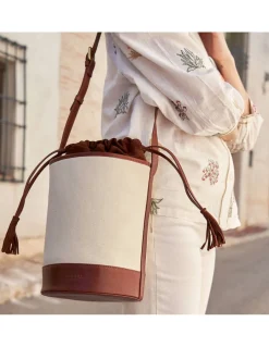 MONPIEL Bolso Cubo Canva*Mujer Bolsos De Piel Grandes|Bolsos Piel Mujer