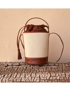 MONPIEL Bolso Cubo Canva Pequeno*Mujer Bolsos De Piel Pequeños|Bolsos Piel Mujer
