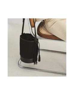 MONPIEL Bolso de Cubo de piel con Flecos Grande Roma*Mujer Bolsos De Piel Grandes|Bolsos Piel Mujer