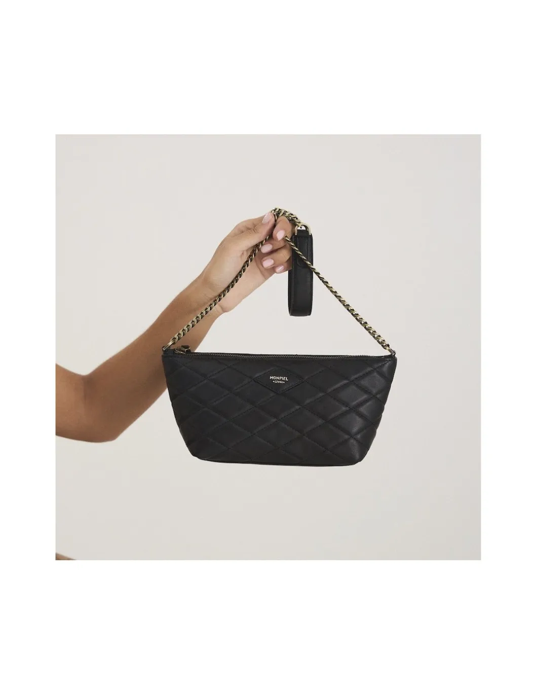MONPIEL Bolso de piel mujer pequeno Acolchado New York*Mujer Bolsos De Piel Pequeños|Bolsos Piel Mujer