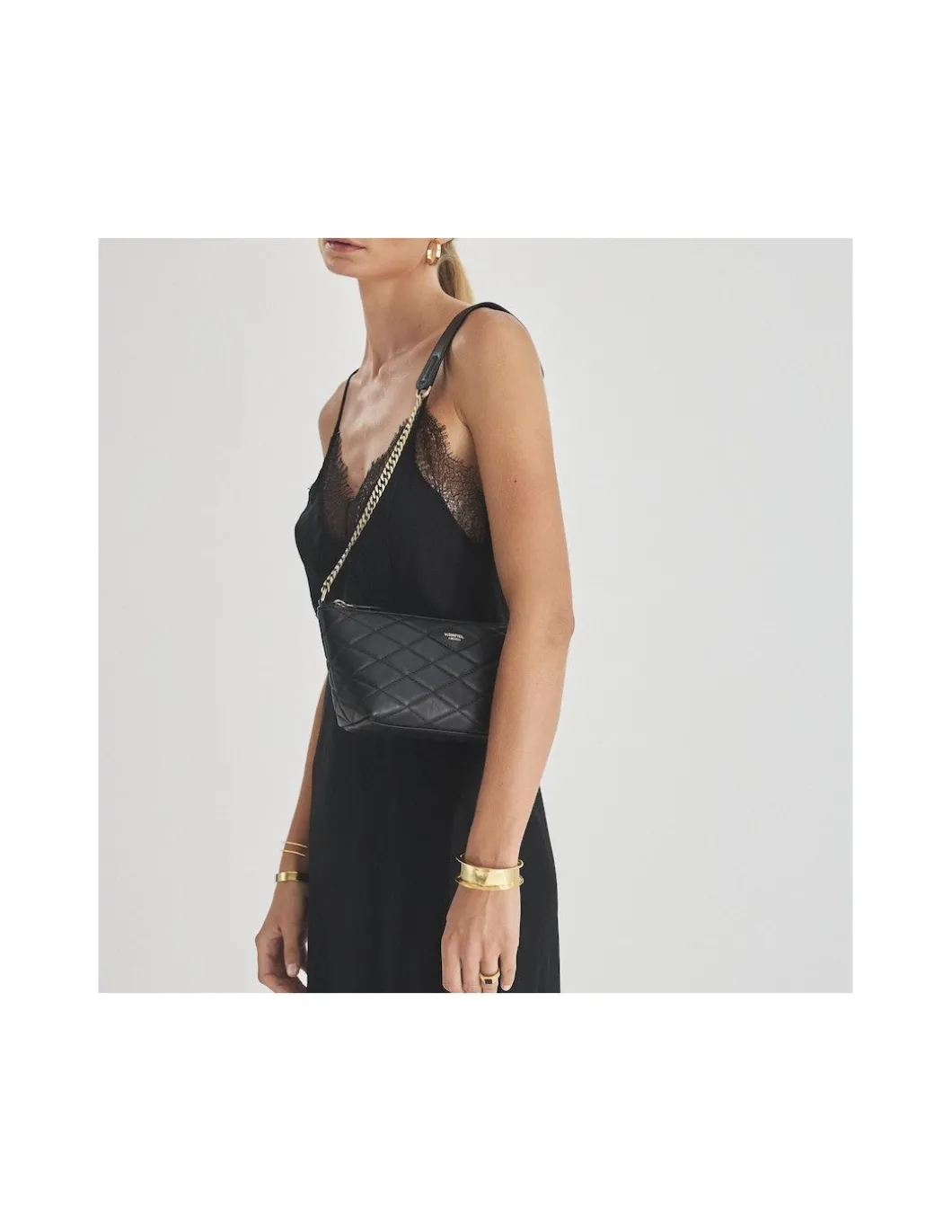 MONPIEL Bolso de piel mujer pequeno Acolchado New York*Mujer Bolsos De Piel Pequeños|Bolsos Piel Mujer