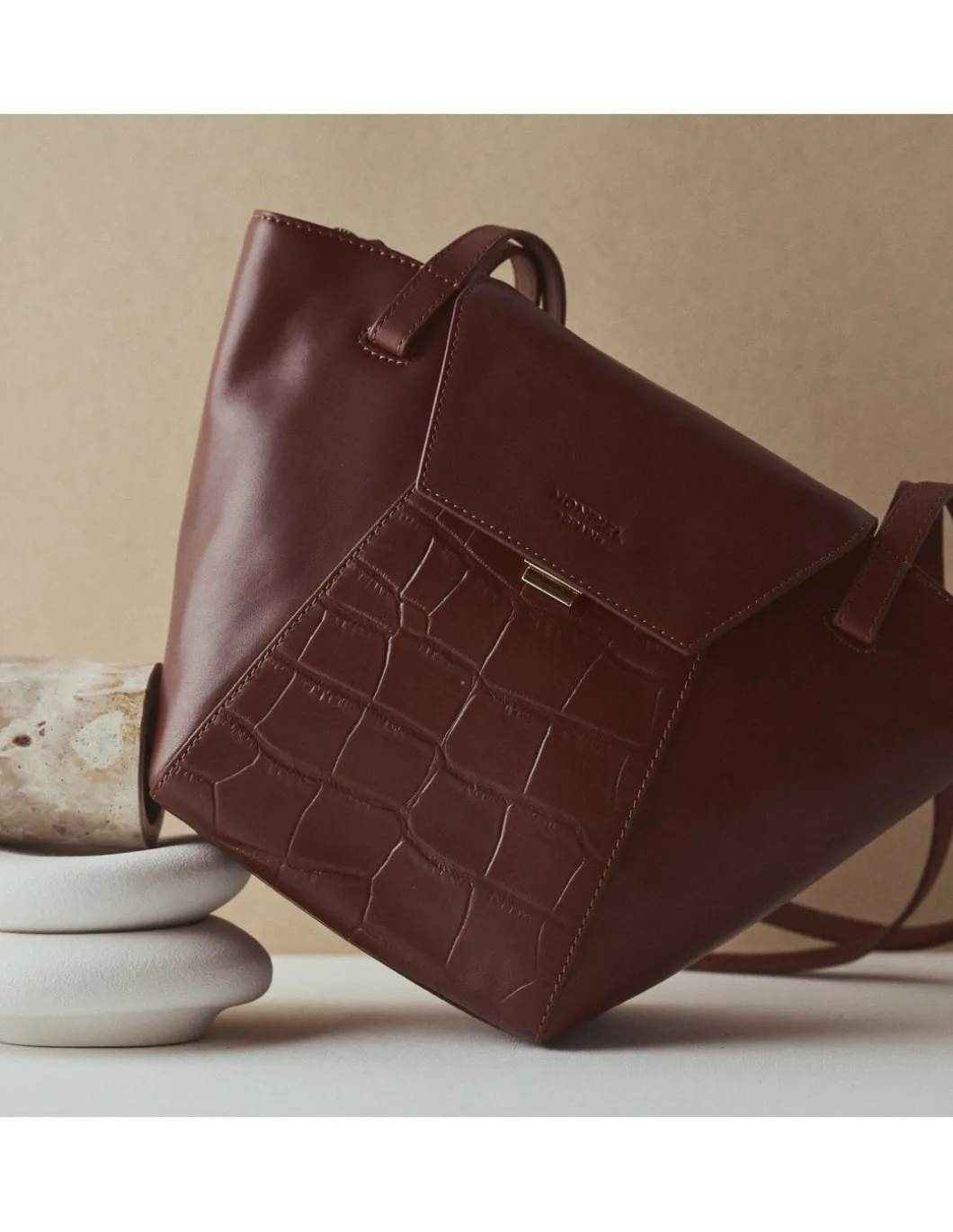 MONPIEL Bolso de piel mujer Tote Bag Paris Coco*Mujer Bolsos Piel Mujer|Bolsos De Piel Medianos