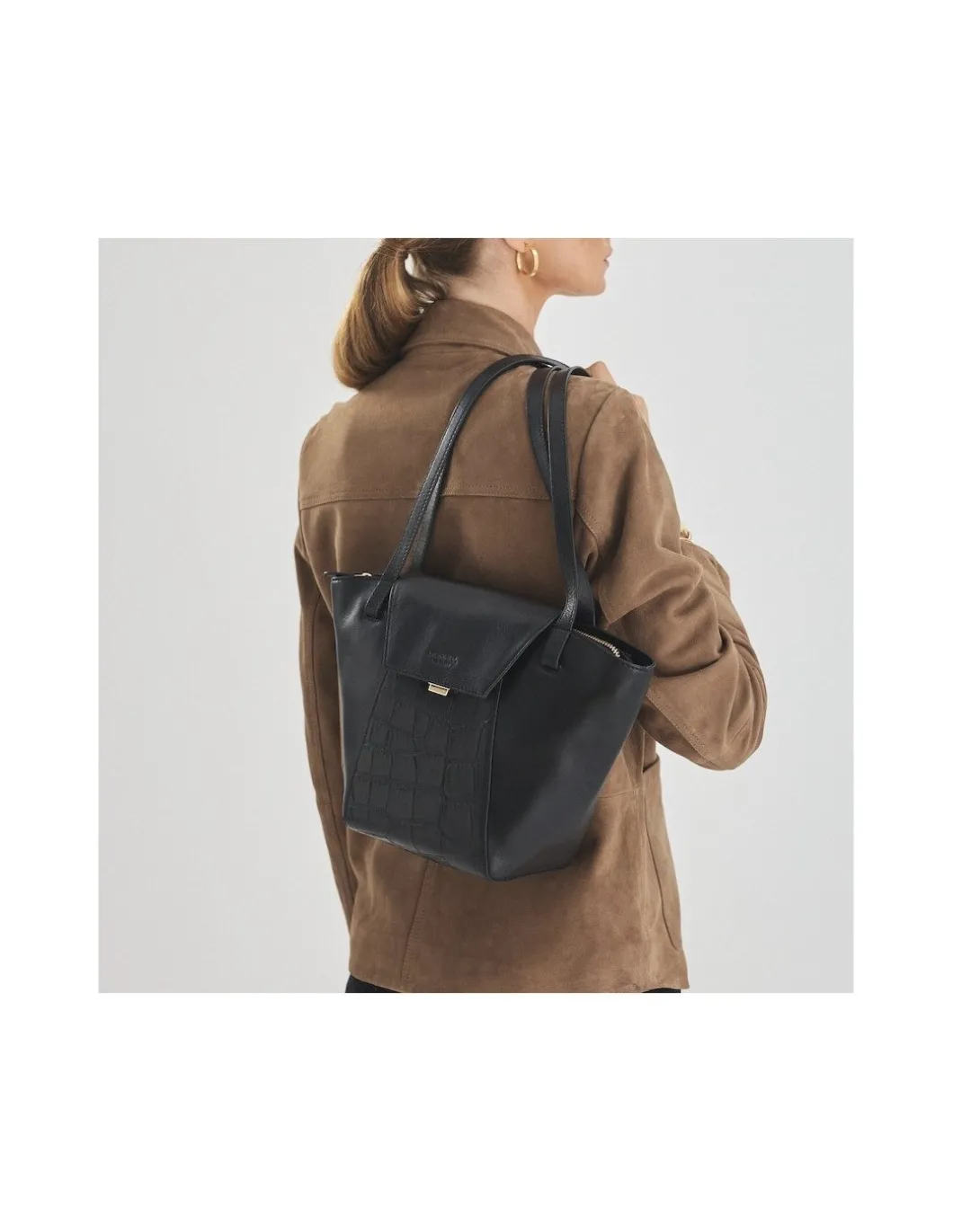 MONPIEL Bolso de piel mujer Tote Bag Paris Coco*Mujer Bolsos De Piel Medianos|Bolsos Piel Mujer