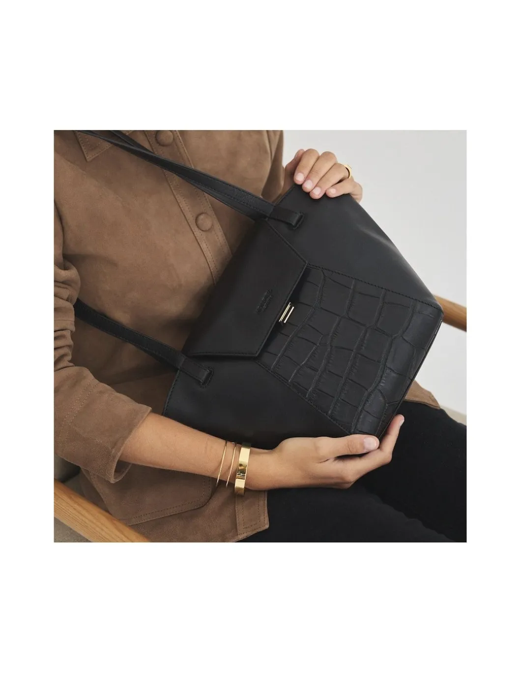 MONPIEL Bolso de piel mujer Tote Bag Paris Coco*Mujer Bolsos De Piel Medianos|Bolsos Piel Mujer