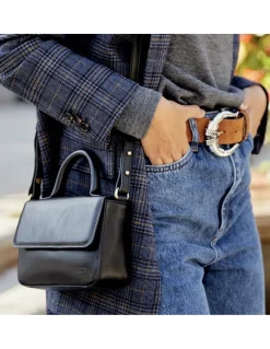 MONPIEL Bolso de Piel Pequeno Armado*Mujer Bolsos De Piel Pequeños|Bolsos Piel Mujer