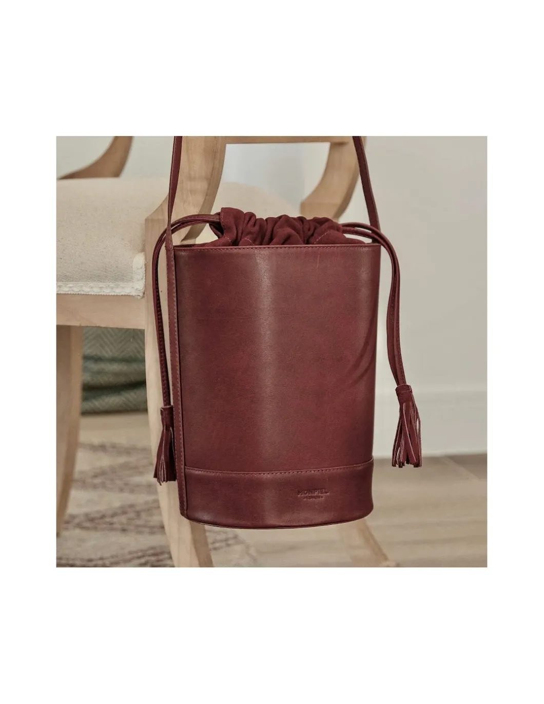 MONPIEL Bolso Redondo Cubo*Mujer Bolsos De Piel Grandes|Bolsos Piel Mujer