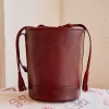 MONPIEL Bolso Redondo Cubo*Mujer Bolsos De Piel Grandes|Bolsos Piel Mujer