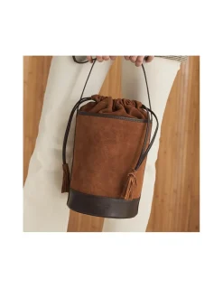 MONPIEL Bolso Redondo Cubo*Mujer Bolsos De Piel Grandes|Bolsos Piel Mujer