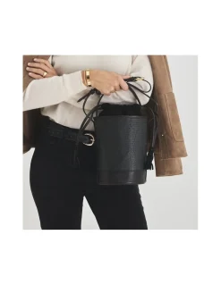 MONPIEL Bolso Redondo Cubo Pequeno*Mujer Bolsos De Piel Pequeños|Bolsos Piel Mujer