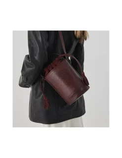 MONPIEL Bolso Redondo Cubo Pequeno*Mujer Bolsos De Piel Pequeños|Bolsos Piel Mujer