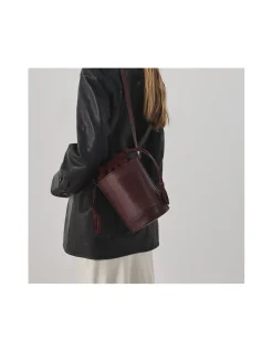 MONPIEL Bolso Redondo Cubo Pequeno*Mujer Bolsos De Piel Pequeños|Bolsos Piel Mujer