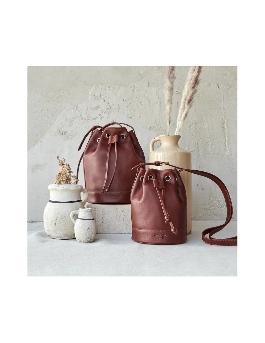 MONPIEL Bolso Saco Bombonera Grande*Mujer Bolsos Piel Mujer|Bolsos De Piel Grandes
