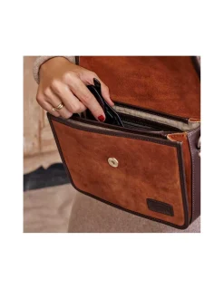 MONPIEL Bolso Satchel Hebilla*Mujer Bolsos De Piel Medianos|Bolsos Piel Mujer