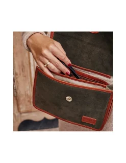MONPIEL Bolso Satchel Hebilla*Mujer Bolsos De Piel Medianos|Bolsos Piel Mujer