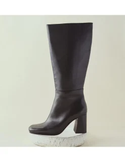 MONPIEL Bota de cana Alta con tacon Casilda*Mujer Botas Piel Mujer