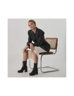 MONPIEL Botin de plataforma Claudia*Mujer Botines Piel Mujer