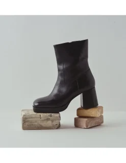 MONPIEL Botin de plataforma Claudia*Mujer Botines Piel Mujer