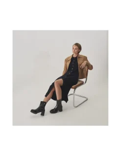 MONPIEL Botin de plataforma Claudia*Mujer Botines Piel Mujer