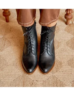 MONPIEL Botin Piel Mujer Punta Fina Vero*Mujer Outlet Mujer|Botines Piel Mujer