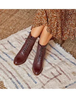 MONPIEL Botin Piel Mujer Punta Fina Vero*Mujer Outlet Mujer|Botines Piel Mujer