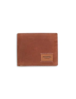 MONPIEL Cartera Americana Grande Parche con Logo*Hombre Outlet Hombre|Carteras Hombre Piel