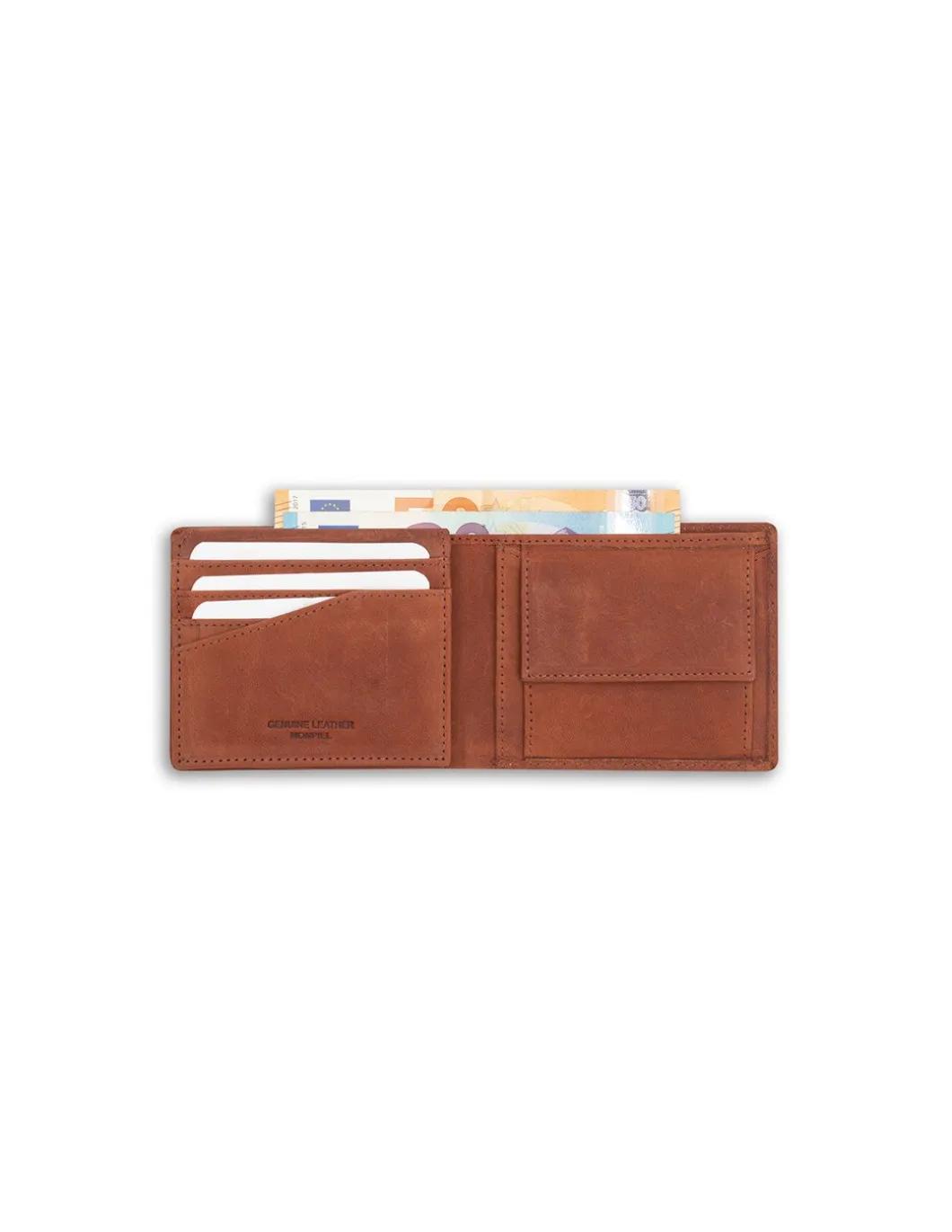 MONPIEL Cartera Americana Grande Parche con Logo*Hombre Outlet Hombre|Carteras Hombre Piel