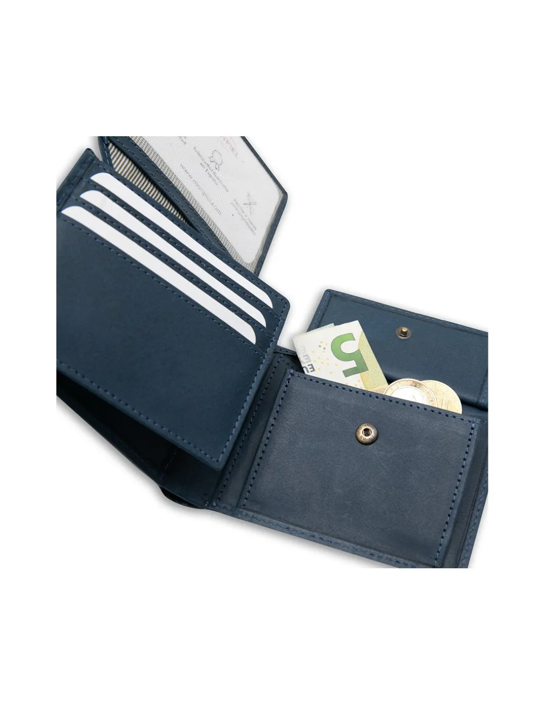 MONPIEL Cartera Americana Grande Parche con Logo*Hombre Outlet Hombre|Carteras Hombre Piel