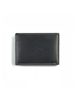 MONPIEL Cartera Americana Pequena Simple Logo Central*Hombre Carteras Hombre Piel