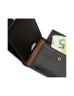 MONPIEL Cartera Americana Pequena con Raya Lateral*Hombre Carteras Hombre Piel