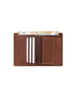 MONPIEL Cartera Billetera con Monedero Goma*Hombre Carteras Hombre Piel