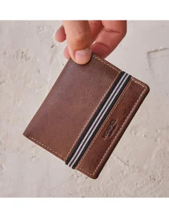 MONPIEL Cartera Billetera con Monedero Goma*Hombre Carteras Hombre Piel