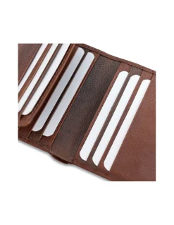 MONPIEL Cartera Billetera Goma*Hombre Carteras Hombre Piel