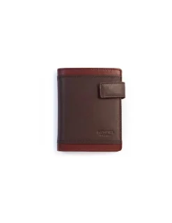 MONPIEL Cartera de piel Hombre con Broche y Monedero Lago*Hombre Carteras Hombre Piel