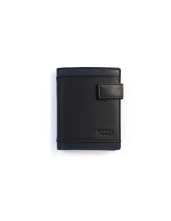 MONPIEL Cartera de piel Hombre con Broche y Monedero Lago*Hombre Carteras Hombre Piel