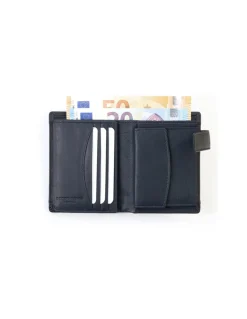 MONPIEL Cartera de piel Hombre con Broche y Monedero Lago*Hombre Carteras Hombre Piel